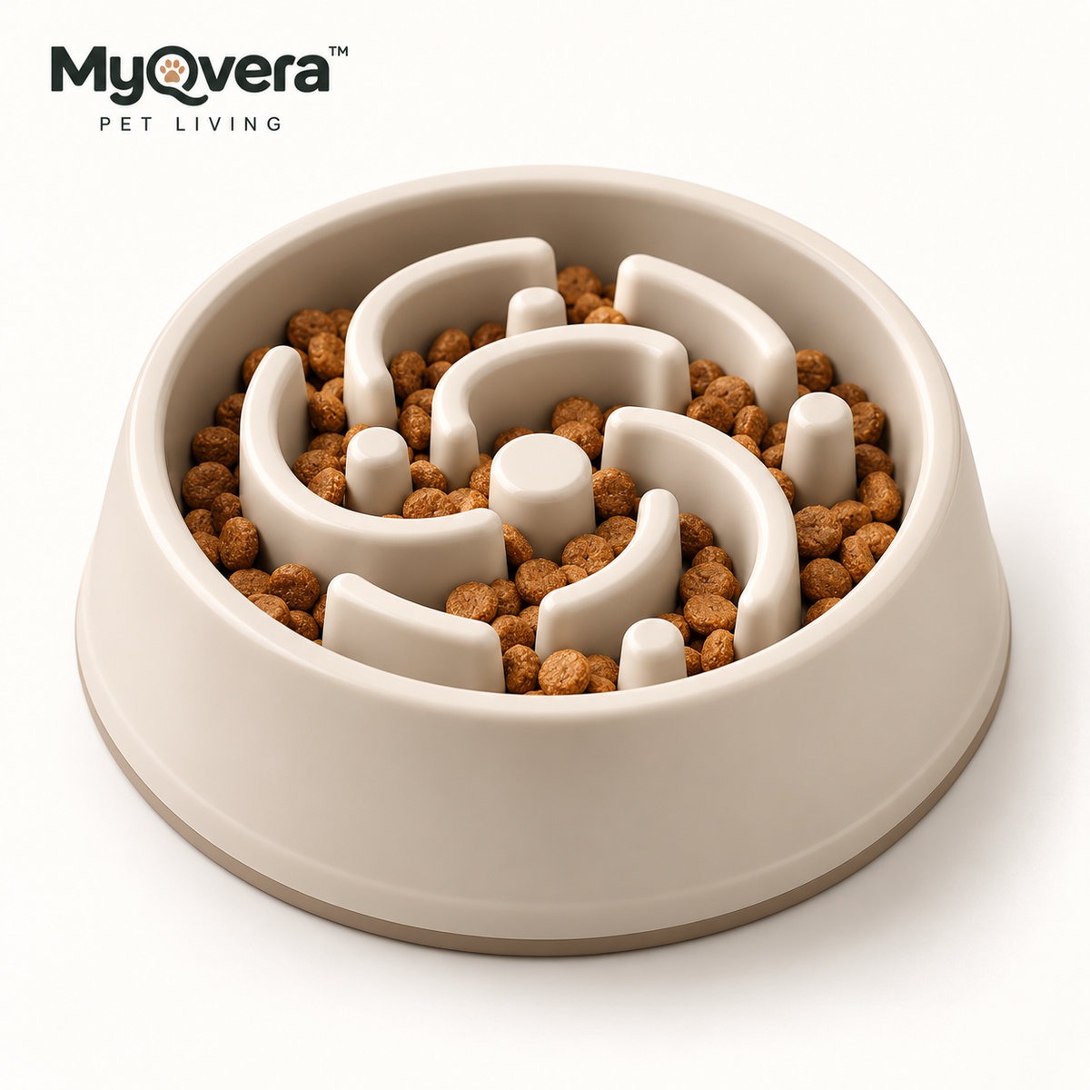 Myqvera™ Slow Feeder Puzzle Dog Bowl