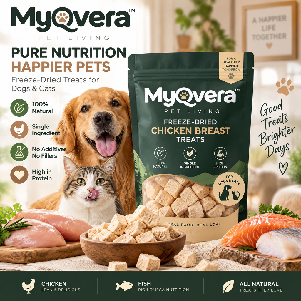 Myqvera™ Freeze-Dried Chicken Breast Treats