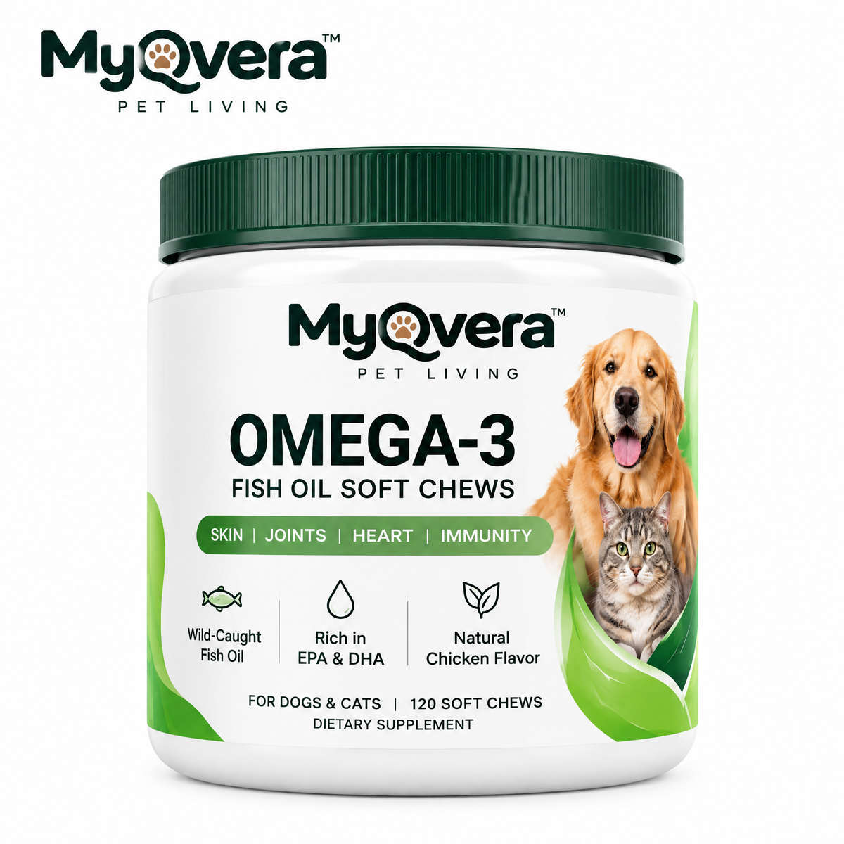 Myqvera™ Omega-3 Fish Oil Soft Chews