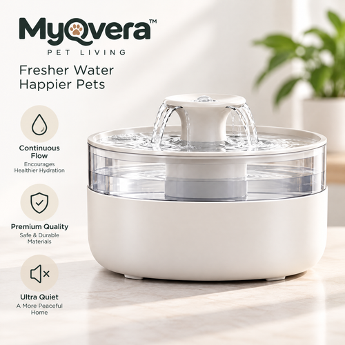 Myqvera™ Smart Filter Pet Water Fountain