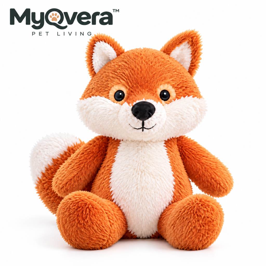 Myqvera™ Plush Fox Dog Toy