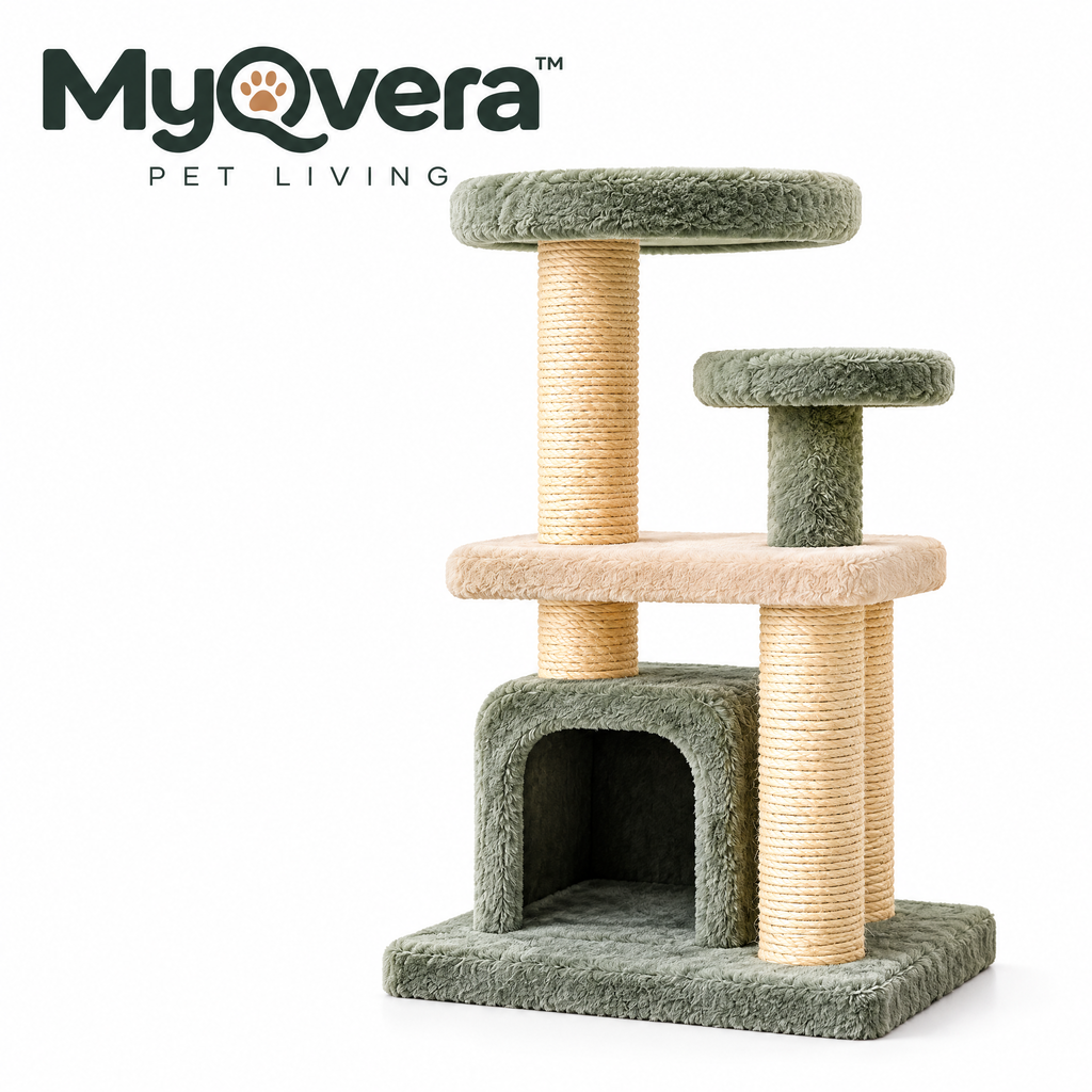 Myqvera™ Multi-Level Cat Tree Scratching Tower