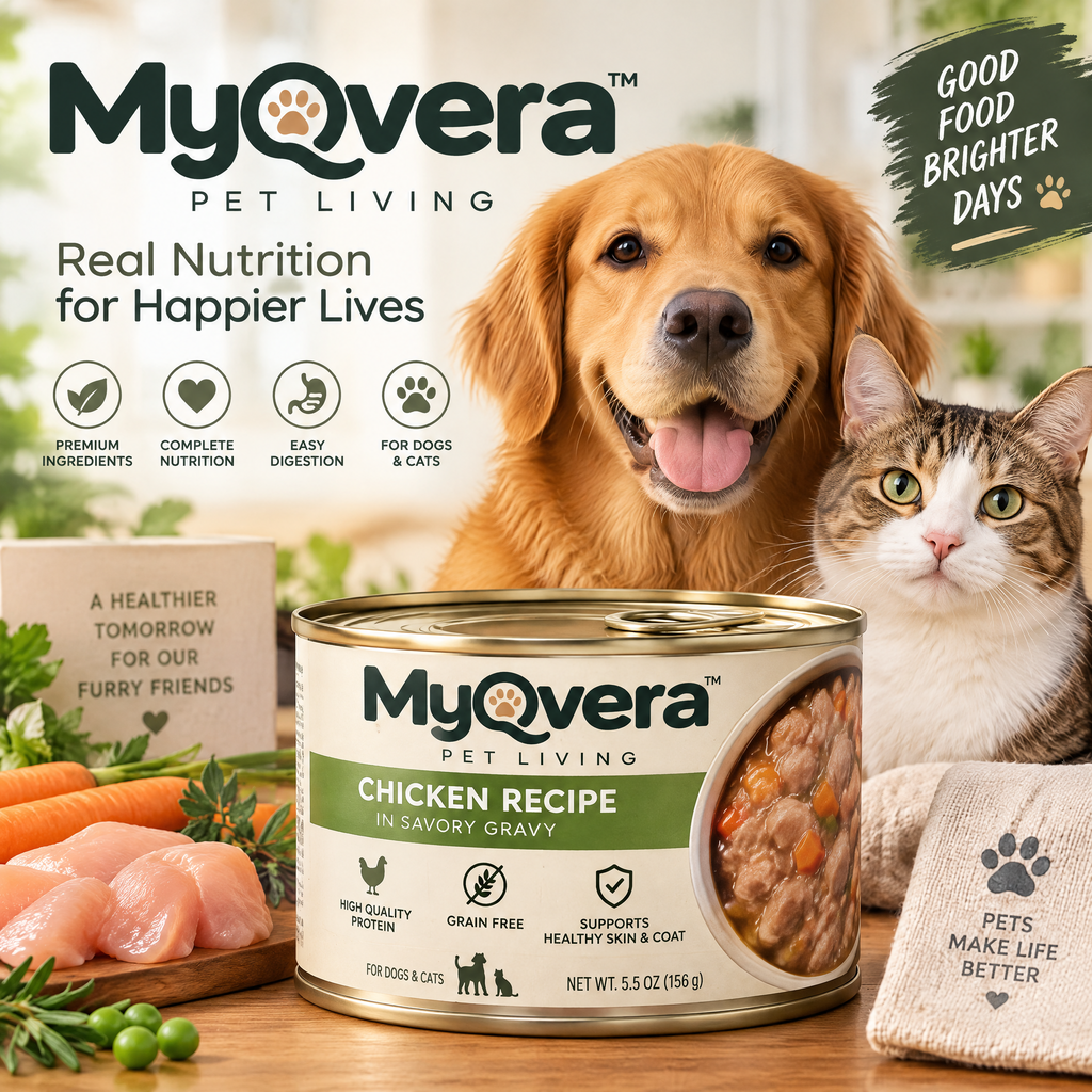 Myqvera™ Chicken Recipe Wet Pet Food in Savory Gravy