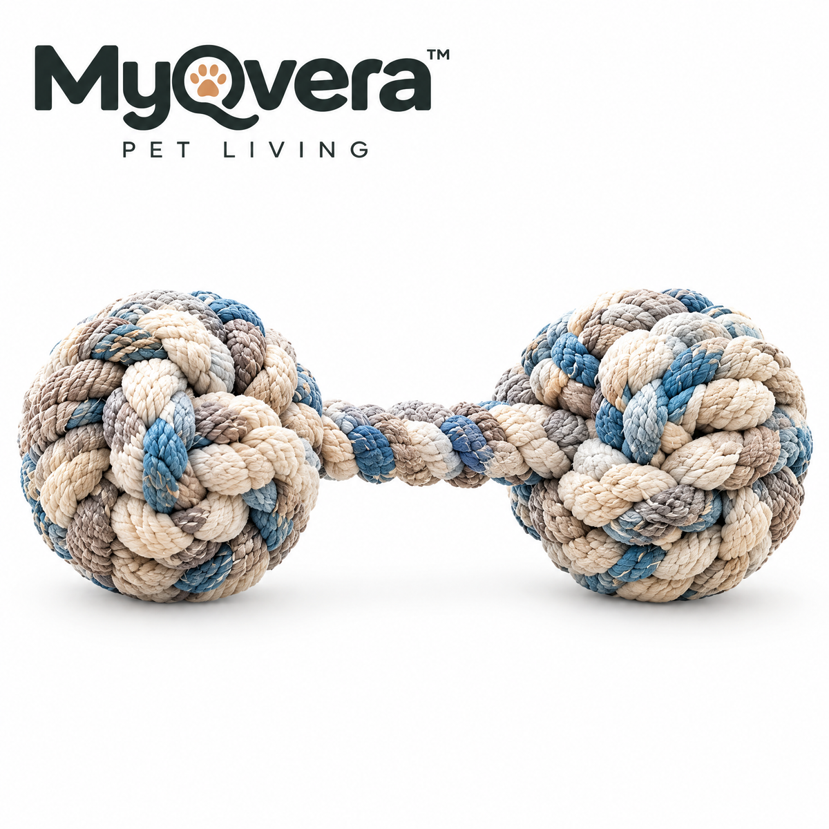 Myqvera™ Interactive Rope Ball Dog Toy