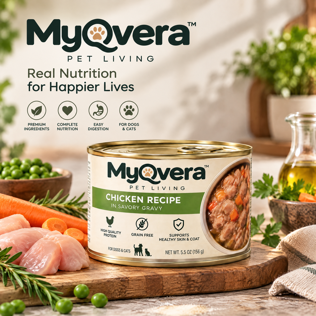 Myqvera™ Chicken Recipe Wet Pet Food in Savory Gravy