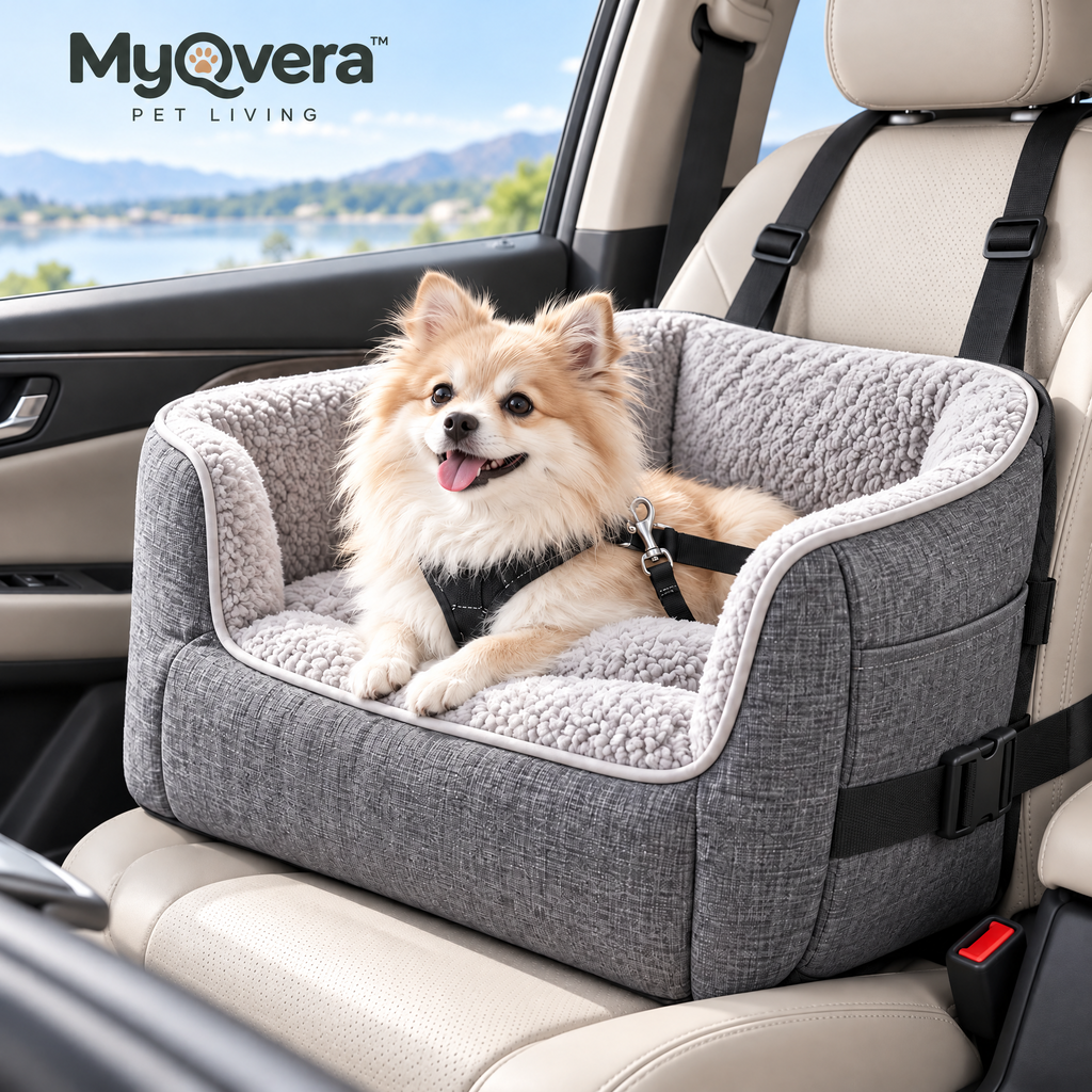 Myqvera™ Premium Pet Car Travel Bed